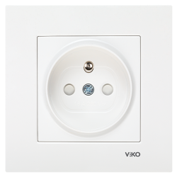 Viko Karre/Meridian Beyaz Ups Priz Çocuk Korumalı Mekanizma (Çerçeve Hariç) 90967045 - 2