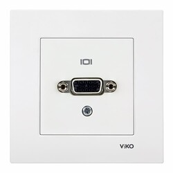 Viko Karre/Meridian Krem Vga Konnektör Mekanizma (Çerçeve Hariç) 90967366 - 1