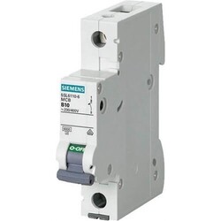 Sıemens 5SL6110-6 Otomatik Sigorta 6kA B Tipi 1x10 Amper - 1