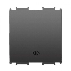 Viko Panasonic Thea Modüler Füme 2M Permütatör Düğme/Kapak (Mekanizma Hariç) - 1