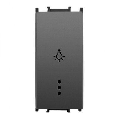 Viko Panasonic Thea Modüler Füme 1M Işıklı Light Anahtar Düğme/Kapak (Mekanizma Hariç) - 1