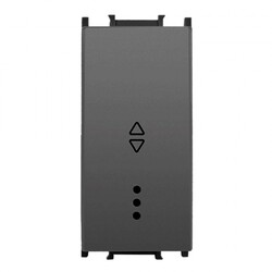 Viko Panasonic Thea Modüler Füme 1M Işıklı Veavien Anahtar Düğme/Kapak (Mekanizma Hariç) - 1