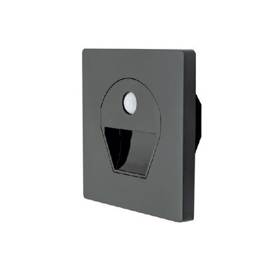 Cata CT-5170 1W Sensörlü Ledli Koridor Armatürü Siyah Kasa Günışığı - 1