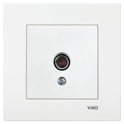 Viko Karre/Meridian Beyaz Tv Geçişli 8db Mekanizma (Çerçeve Hariç) 90967059 - 1