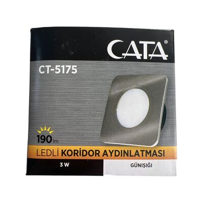 Cata CT-5175 3W Ledli Koridor Armatürü Günışığı - 2