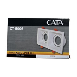 Cata CT-5006 Puma Kare Spotun İkilisi Beyaz - 2