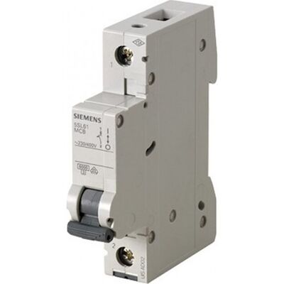 Sıemens 1*16A C Tipi Monofaze 6Ka W Otomat 5Sl6116-7Ya - 1