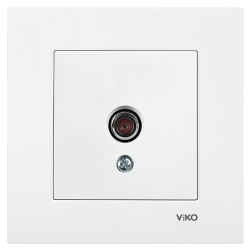 Viko Karre/Meridian Beyaz Tv Sonlu Mekanizma (Çerçeve Hariç) 90967010 - 1