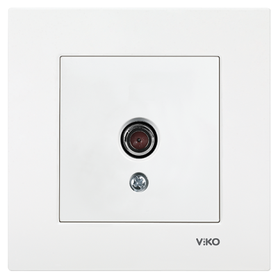 Viko Karre/Meridian Beyaz Tv Sonlu Mekanizma (Çerçeve Hariç) 90967010 - 1