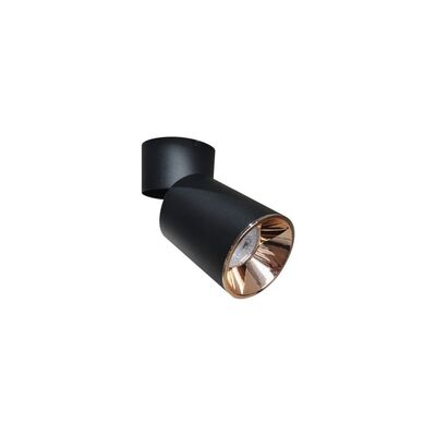 Cata Ct-5335 Datça Sıva Üstü Armatür Gu-10 Siyah (Siyah-Platin) - 1