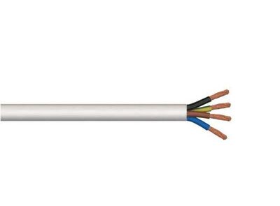 Hes 4x1 mm² TTR Kablo Beyaz H05VV-F - 1