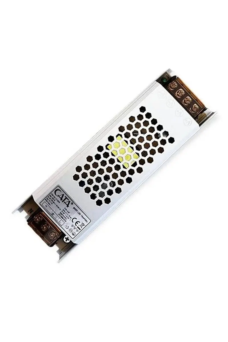 Cata CT-2675 12,5 Amper Şerit Led Trafosu 120W Süper Slim Fansız - 1