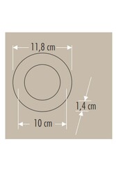 Cata CT-5125 6W Slim Led Panel Spot Armatür Siyah Kasa Beyaz Işık - 2