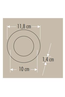 Cata CT-5125 6W Slim Led Panel Spot Armatür Siyah Kasa Beyaz Işık - 2