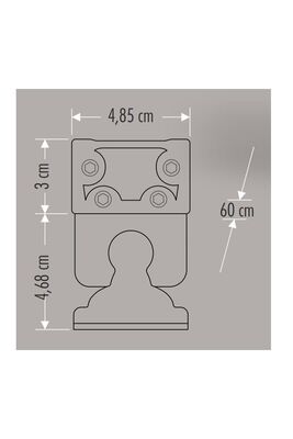 Cata CT-4696 60cm 24W Yeşil Profesyonel Gold Wallwasher - 2