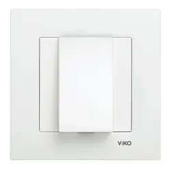 Viko Karre/Meridian Beyaz Kablo Çıkış Mekanizma(Çerçeve Hariç) 90967077 - 1