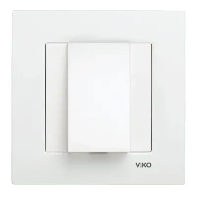 Viko Karre/Meridian Beyaz Kablo Çıkış Mekanizma(Çerçeve Hariç) 90967077 - 1