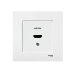 Viko Karre/Meridian Beyaz Hdmı Konnektör Mekanizma (Çerçeve Hariç) 90967168 - 1