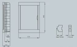 Viko Sıva Altı Sigorta Kutusu 36-Lı Halogen Free 90912436 - 2