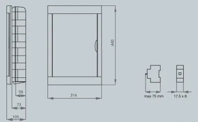 Viko Sıva Altı Sigorta Kutusu 36-Lı Halogen Free 90912436 - 2