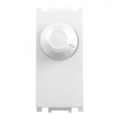 Thea Panasonic 300W RC Dimmer Metalik Beyaz 1M Düğme/Kapak Modüler - 1