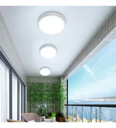 ACK AT10-01830 18W Led Tavan Armatürü Sıva Üstü 6500K Beyaz Işık IP54 - 2