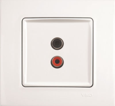 Viko Karre/Meridian Krem Müzik Yayın Prizi Mekanizma (Çerçeve Hariç) 90967237 - 1
