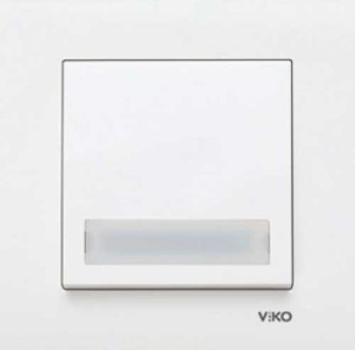 Viko Karre Beyaz Işık Etkt Zil 24v Ç.B. (Çerçeve Hariç) 90960027 - 1