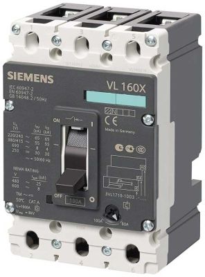 Siemens - 3vl1706-1dd33-0aa0 3x63A 25ka Sabit Kompakt Şalter - 1
