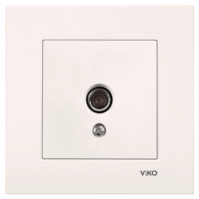 Viko Karre/Meridian Krem Tv Geçişli 8db Mekanizma ( Çerçeve Hariç ) 90967259 - 1