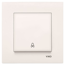 Viko Karre/Meridian Krem Zil Anahtarı Mekanizma (Çerçeve Hariç) 90967206 - 1