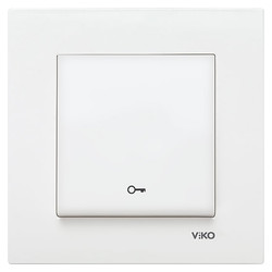 Viko Karre/Meridian Beyaz Kapı Otomatiği Mekanizma (Çerçeve Hariç) 90967005 - 1