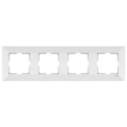 Viko Meridian Beyaz 4-Lü Çerçeve - Thumbnail