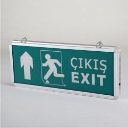 Cata Exit Çıkış Armatürü Ledli 3 Saat Akülü CT-9174 - 2