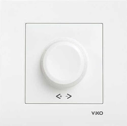Viko Karre/Meridian Beyaz R DİMMER 600W (Çerçeve Hariç) 90967020 - Viko