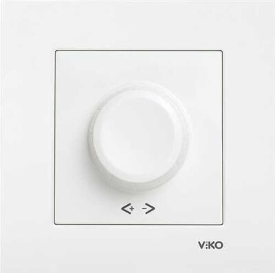 Viko Karre/Meridian Beyaz R DİMMER 600W (Çerçeve Hariç) - 1