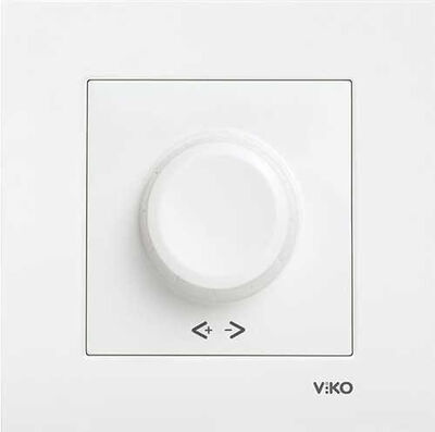 Viko Karre/Meridian Beyaz R DİMMER 600W (Çerçeve Hariç) 90967020 - Viko