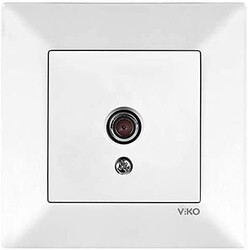Viko Karre/Meridian Beyaz Tv Prizi Geçişli 12dB (Çerçeve Hariç) 90967060 - Viko
