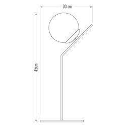 Cata Modern Dekoratif Aplik - Masa Lambası CT-8178 - 2