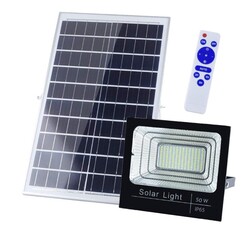 Cata 50w Solar Led Sokak Projektör (Beyaz Işık) CT-4647 - 2