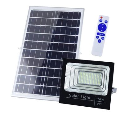 Cata 100w Solar Led Sokak Projektör (Beyaz Işık) CT-4648 - 1