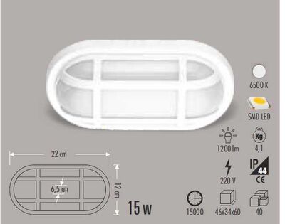 Cata CT-7088 15w Kos Led Armatür Beyaz Işık - 2