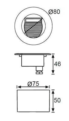 Jupiter 1.5W Led Duvar Armatürü (3000k+Günışığı) Lw430 S - 2