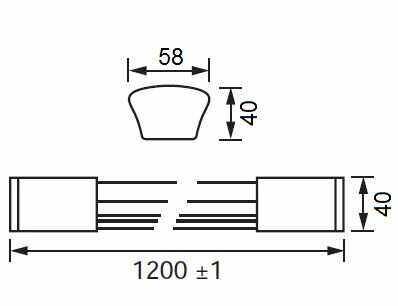 Jupiter 32W Led Etanj Armatür (6500K+Beyaz Işık) LE486B - 2