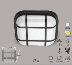 Cata Ct-7099 22w Barbados Led Armatür Beyaz Işık - 2