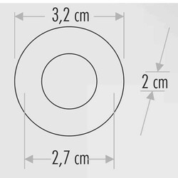 Cata CT-5270 1,5W Power Ledli Yıldız Spot Satin Kasa Günışığı - 2