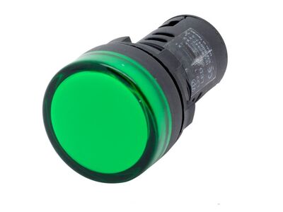 Gwest Q22 Ledli Sinyal Lambası 220V Yeşil - 1