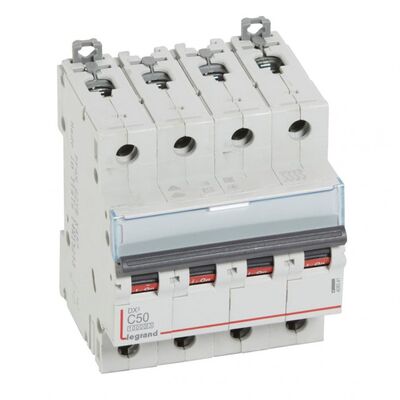 Legrand - 409341 4x50 Amper 10kA C Tipi Dx3 Otomatik Sigorta - 1