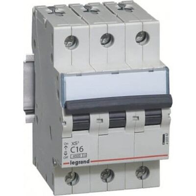 Legrand - 403497 3x10 Amper 6kA B Tipi Xg3 Otomatik Sigorta - 1