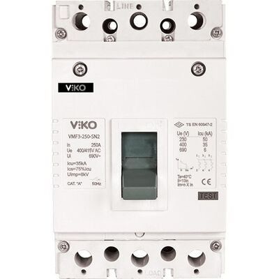 Viko - VMF1-63-4-SN2 4x63A 25ka Sn2 Sabit Kompakt Şalter - 1